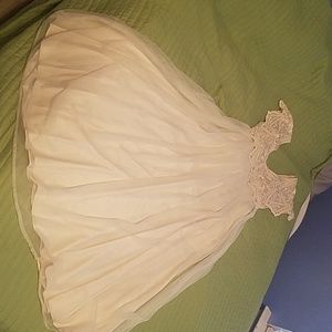 Full length 100% silk dress by Carmen Marc Valvo